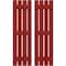 Ekena Millwork Americraft 4-Board, 3 Batten Exterior Real Wood Spaced Board-n-Batten Shutters, ARW401SB415X62BRH, PR ARW401SB415X62BRH - alternate 1